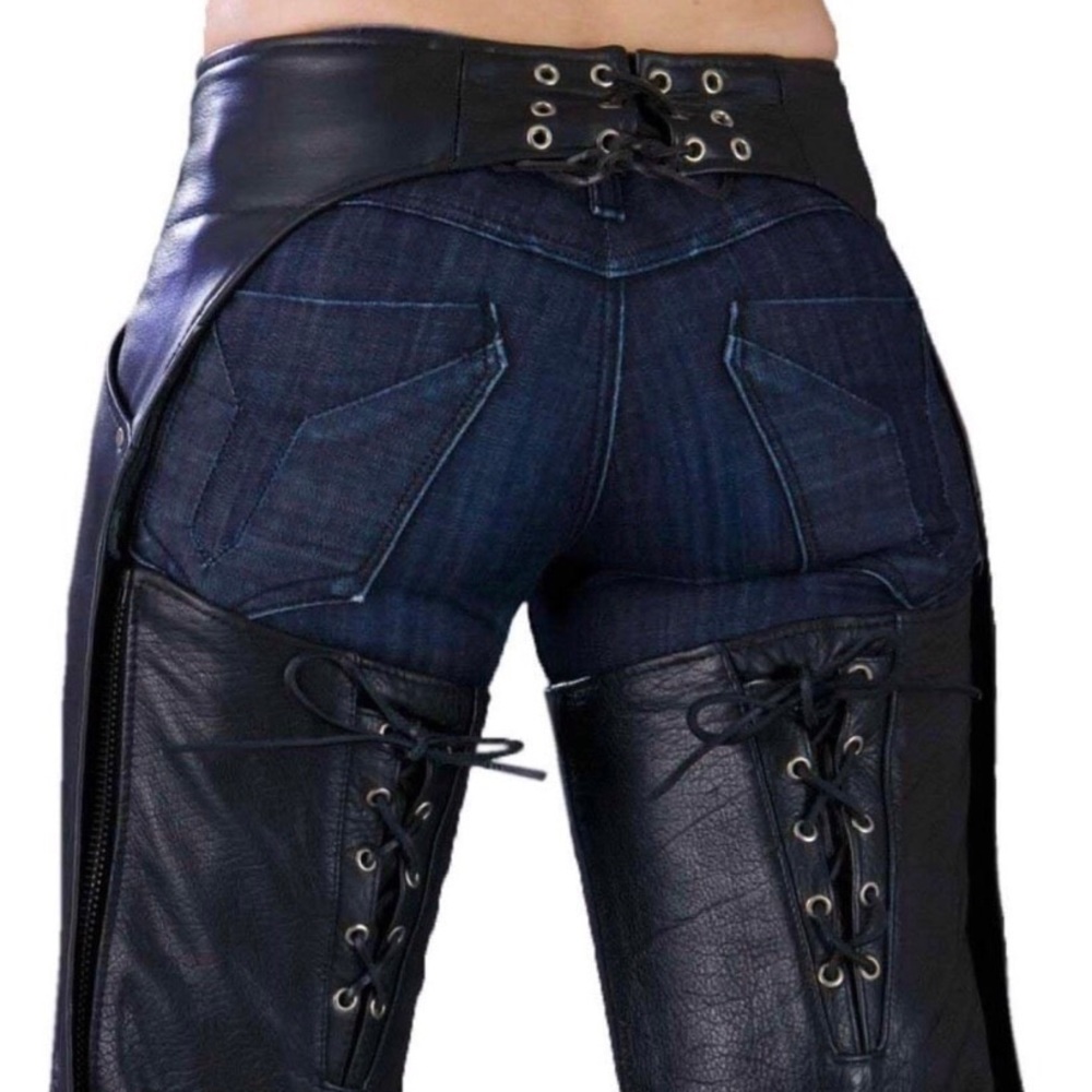 🖤 Women’s Leather Chaps - New